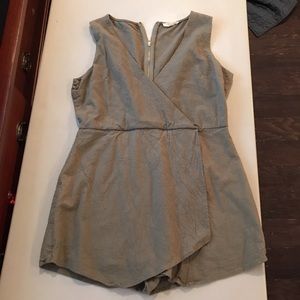 Army green romper!